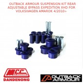 OUTBACK ARMOUR SUSP KIT REAR ADJ BYPASS EXPD XHD FITS VOLKSWAGEN AMAROK 4/10+